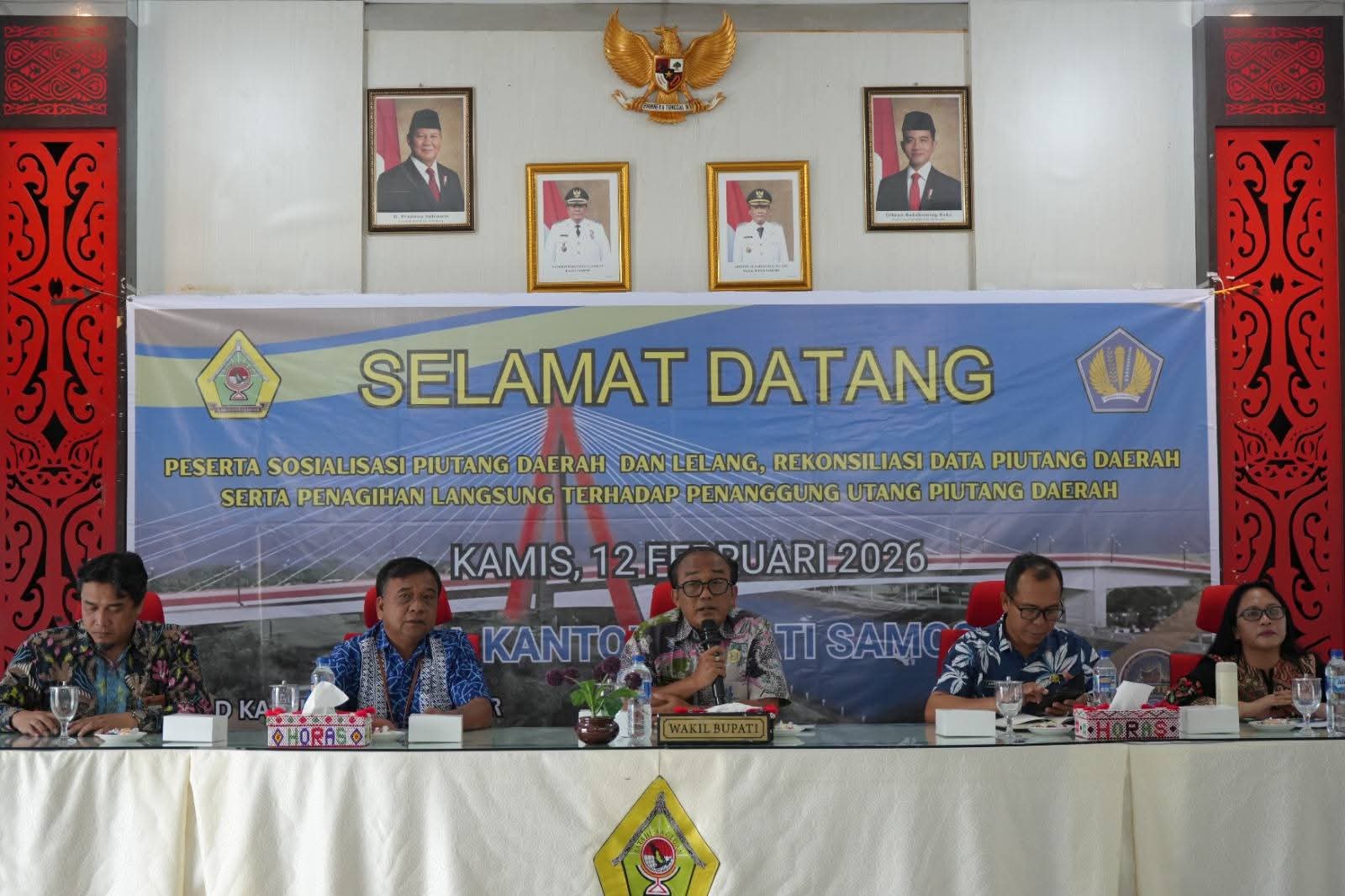 Pemkab Samosir Gelar Sosialisasi Piutang Daerah dan Lelang BMD Bersama KPKNL