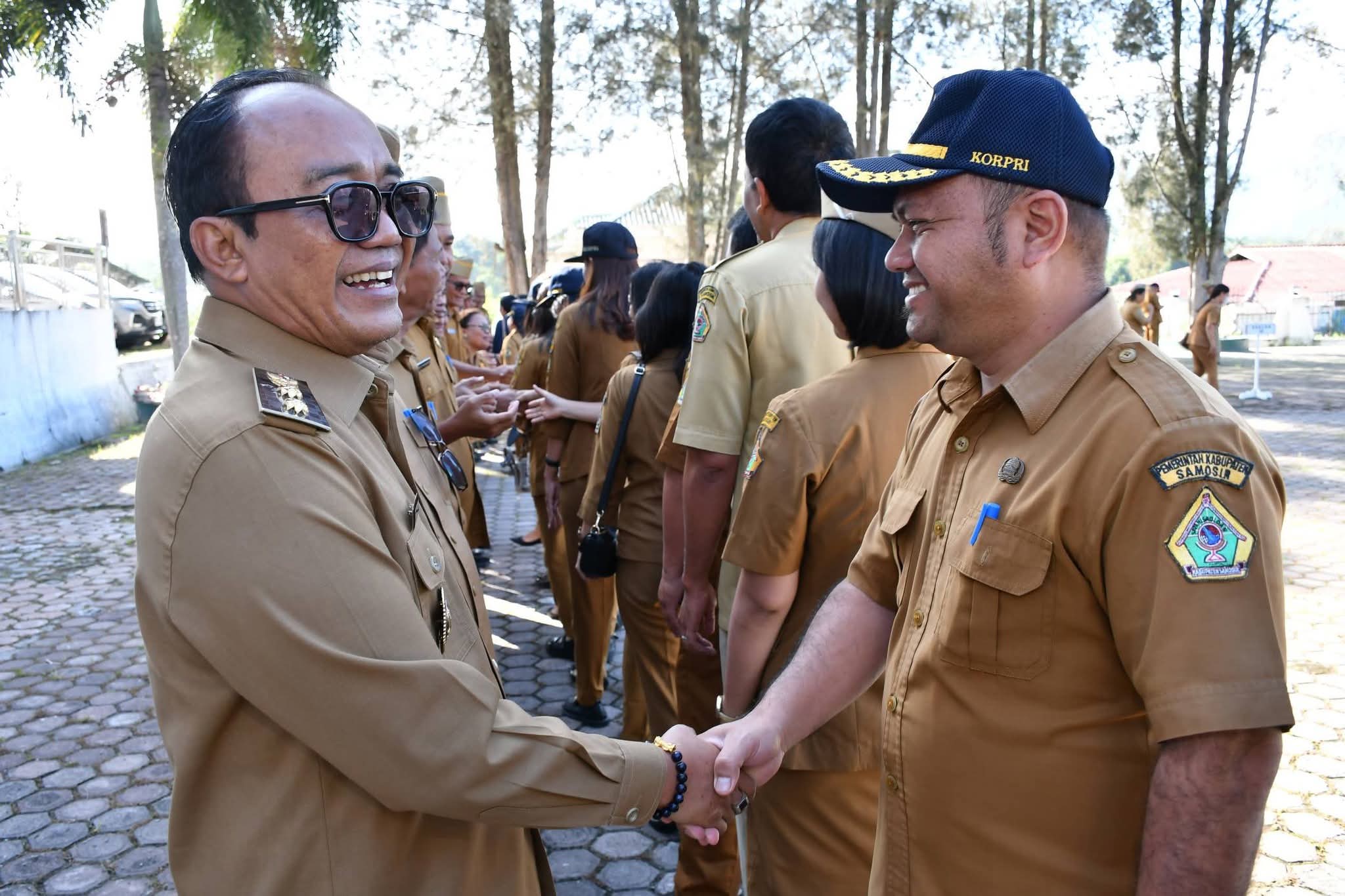 Pimpin Apel Perdana 2026, Wabup Samosir Ariston Sidauruk Tekankan Penguatan Kerja dan Peningkatan PAD 