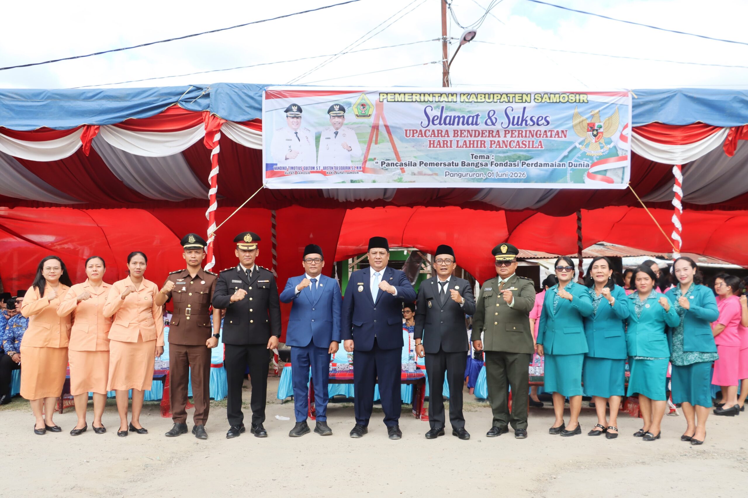 Peringati Hari Lahir Pancasila 2026, Bupati Vandiko Gultom Ajak Masyarakat Jadikan Pancasila sebagai Ideologi yang Hidup