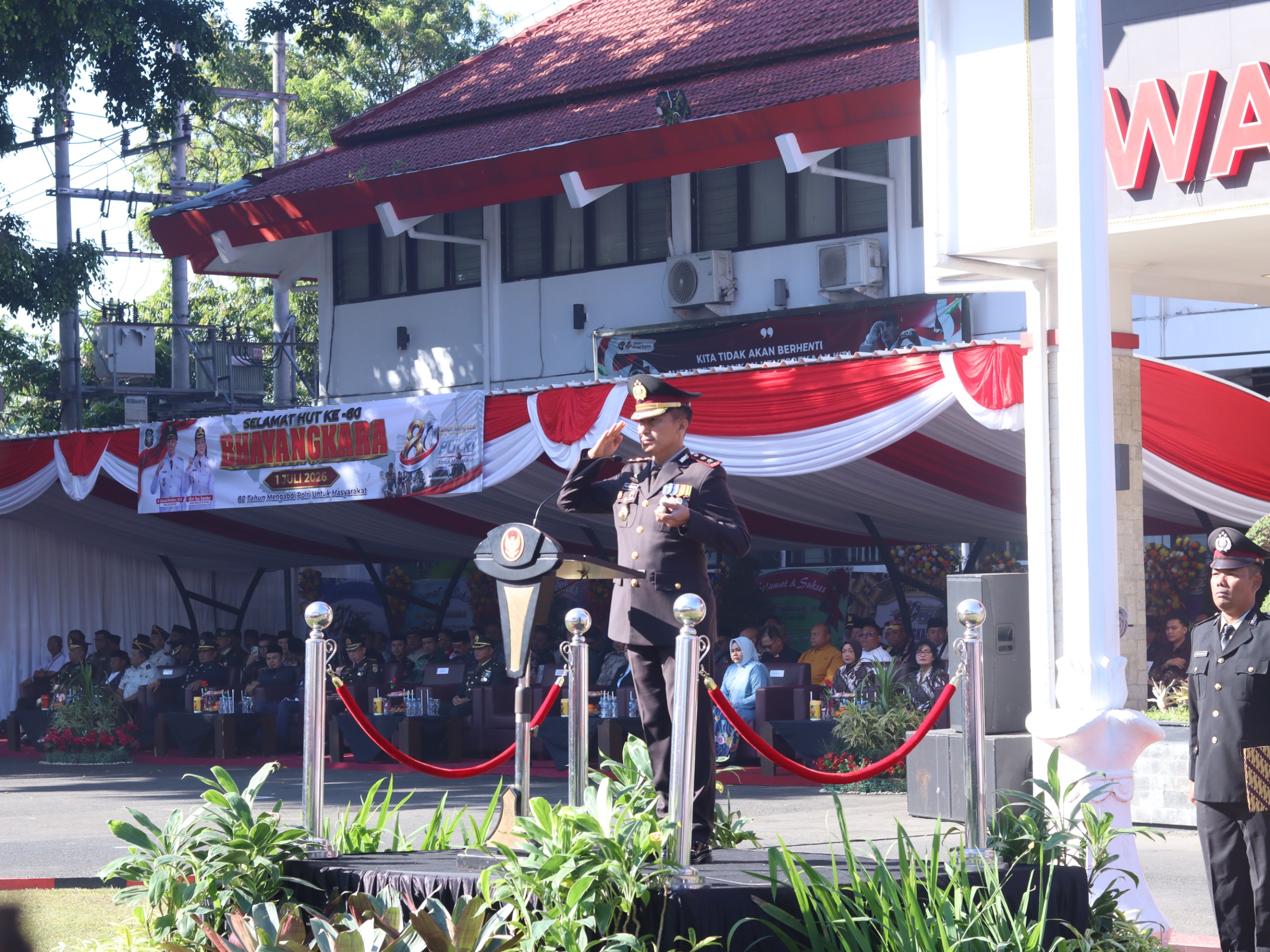 Peringatan Hari Bhayangkara Ke-80, Polres Blitar Kota Serukan Pelayanan Berintegritas dan Humanis